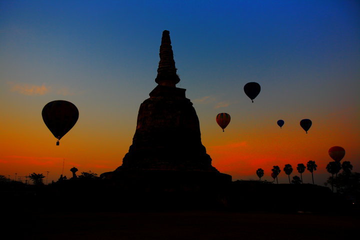 Thailand balloon festival in Khao Yai